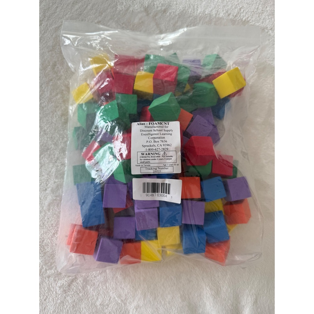 Edx Education Color Cubes Activity Cards Foam Block Learning Set 34 Cards 102 Pc - Picture 5 of 5